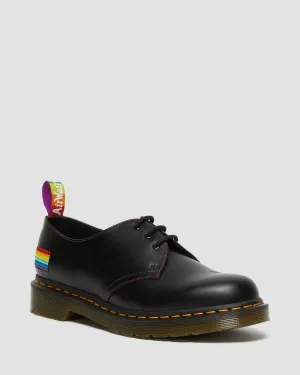 1461 Pride Black Smooth Oxford Shoes