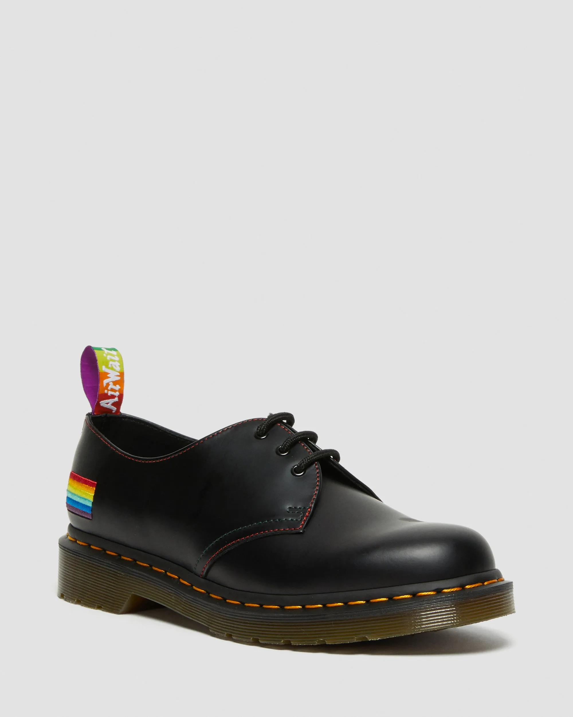 1461 Pride Black Smooth Oxford Shoes