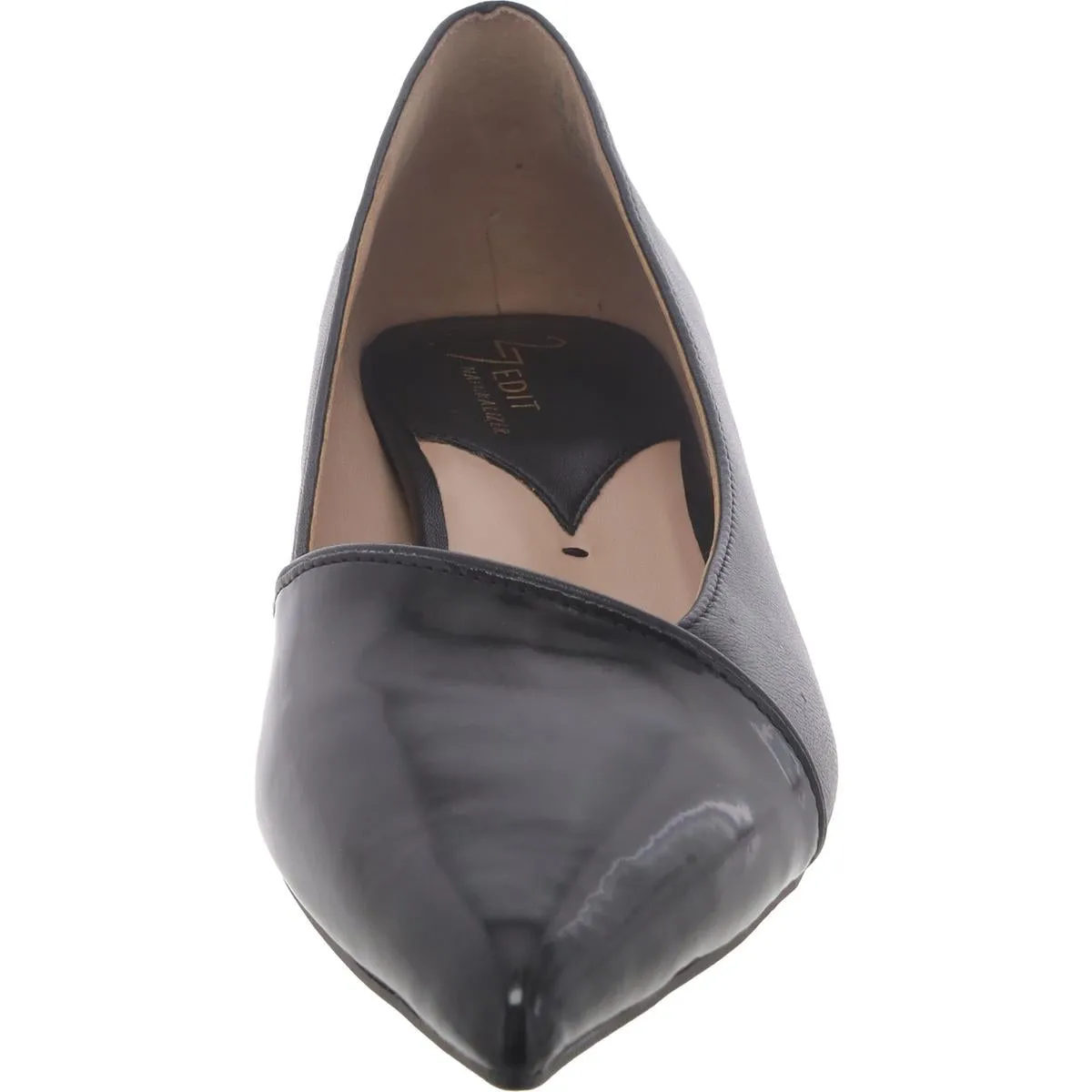 27 Edit Womens Nova Leather Slip-On Pumps