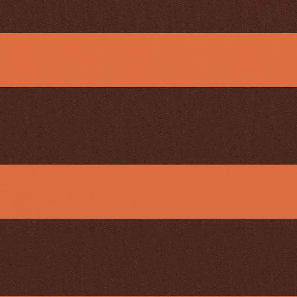 Balcony Screen Orange and Brown 75x400 cm Oxford Fabric