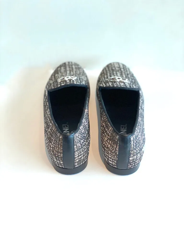 Chanel Tweed Loafers