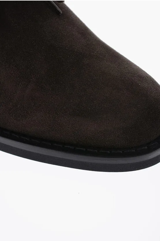 Church's Suede Leather Derby Shoes