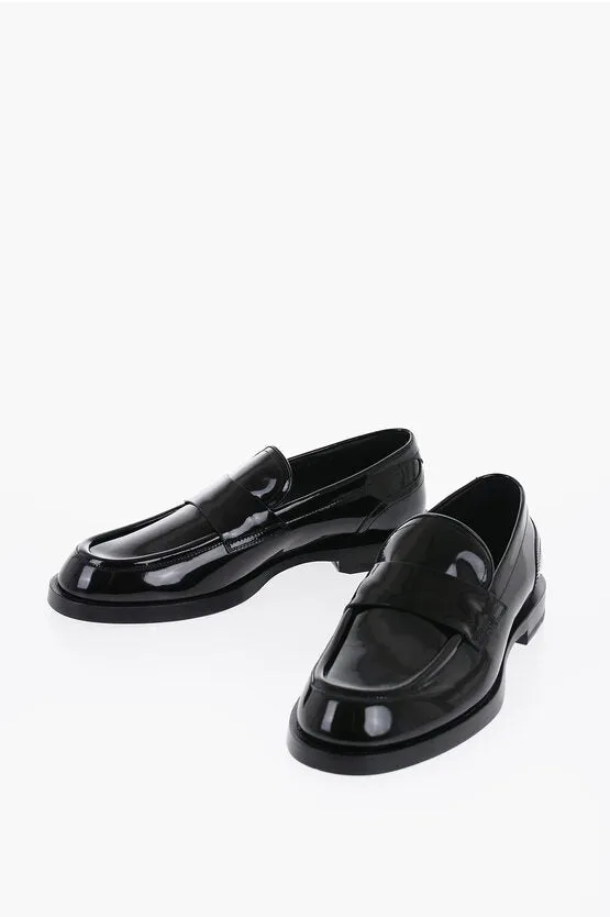 Dolce & Gabbana Patent Leather Penny Loafers