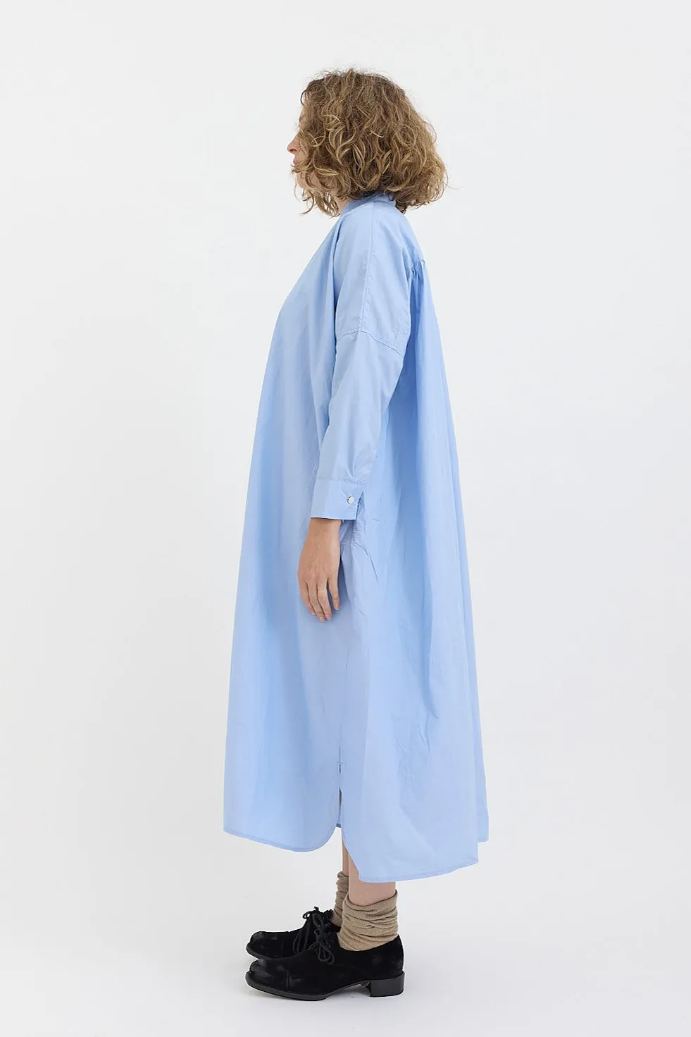Gauze   Laboratory - Band Collar Militaria Shirt One Piece