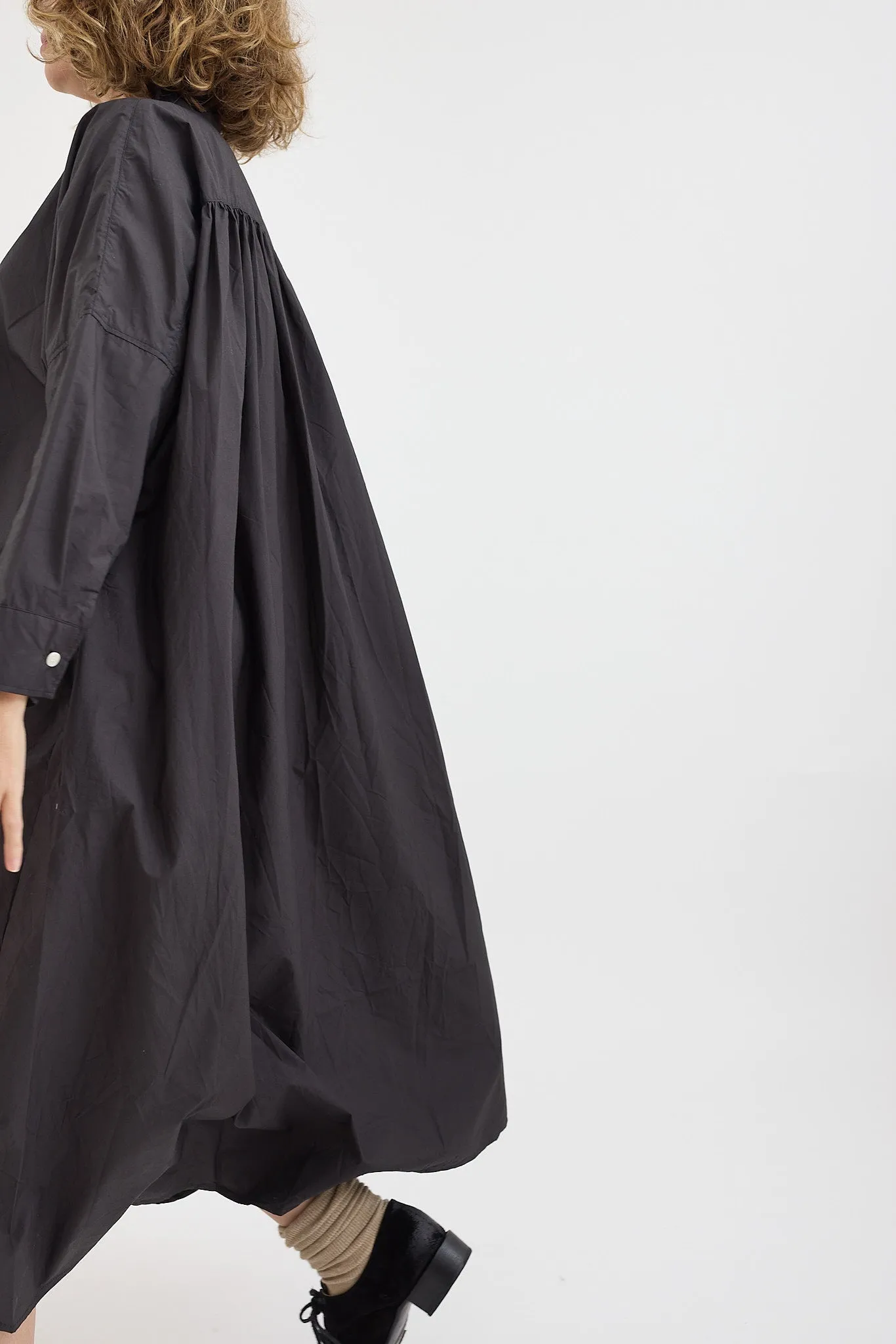 Gauze   Laboratory - Band Collar Militaria Shirt One Piece