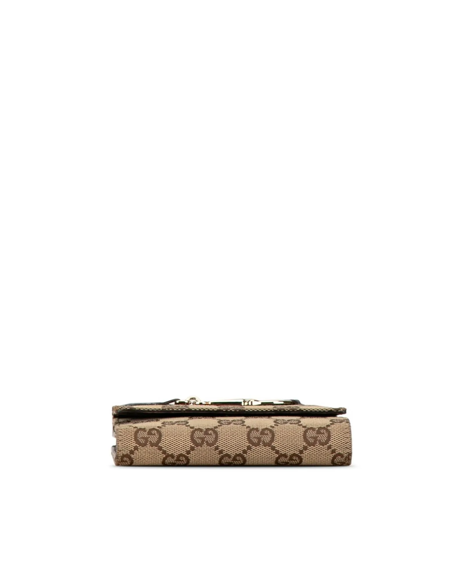 GG Canvas Horsebit Bifold Wallet with Authenticity Verification
