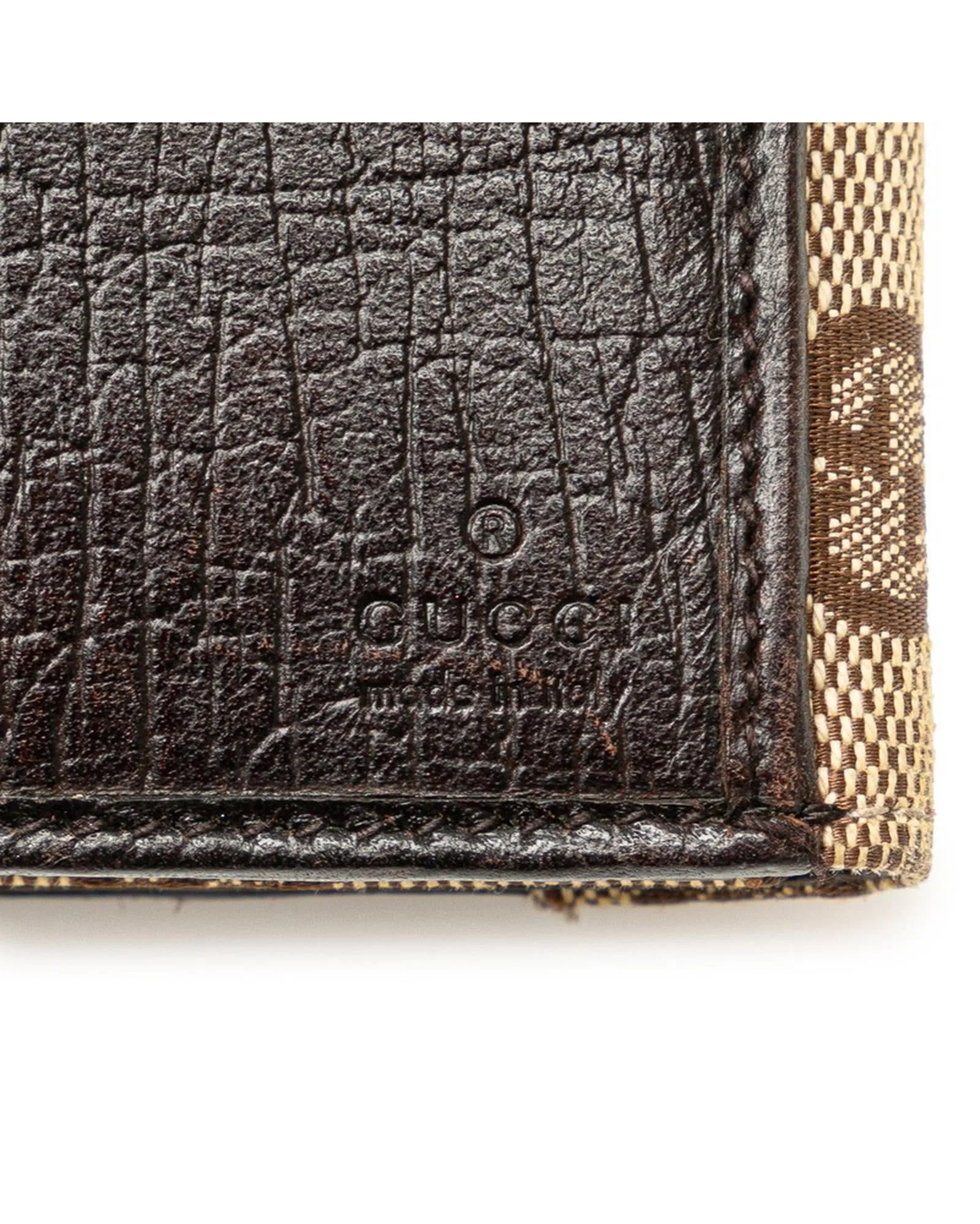 GG Canvas Horsebit Bifold Wallet with Authenticity Verification