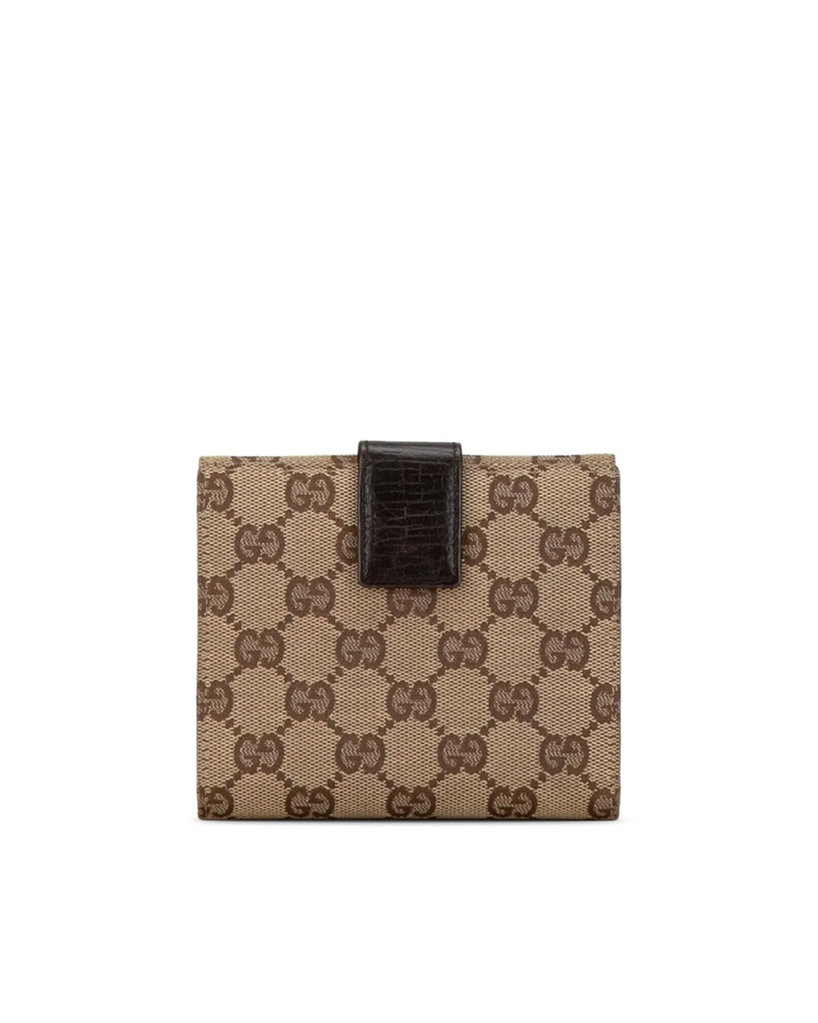 GG Canvas Horsebit Bifold Wallet with Authenticity Verification