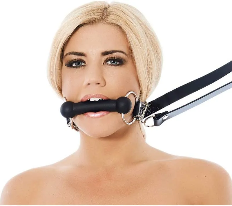 Leather Horse Bit Gag And Reins