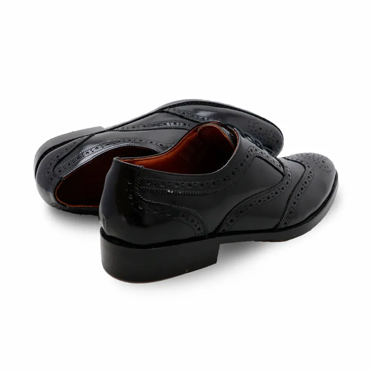 MR.FERGUSON FULL BROGUE European Brush Off Clear Matte Black