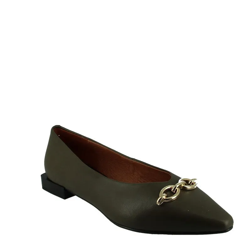 Neo 23508 Khaki Flat Pump