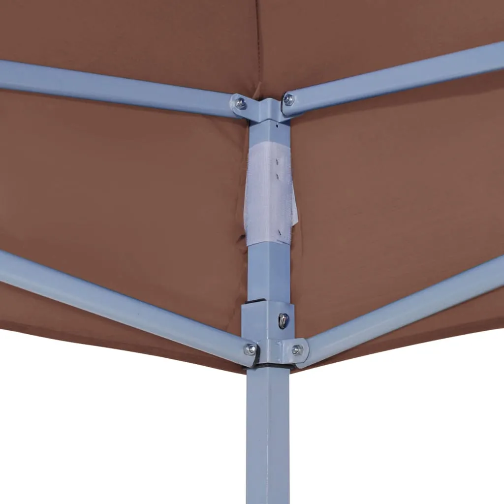 Party Tent Roof 2x2 m Brown 270 g/m²