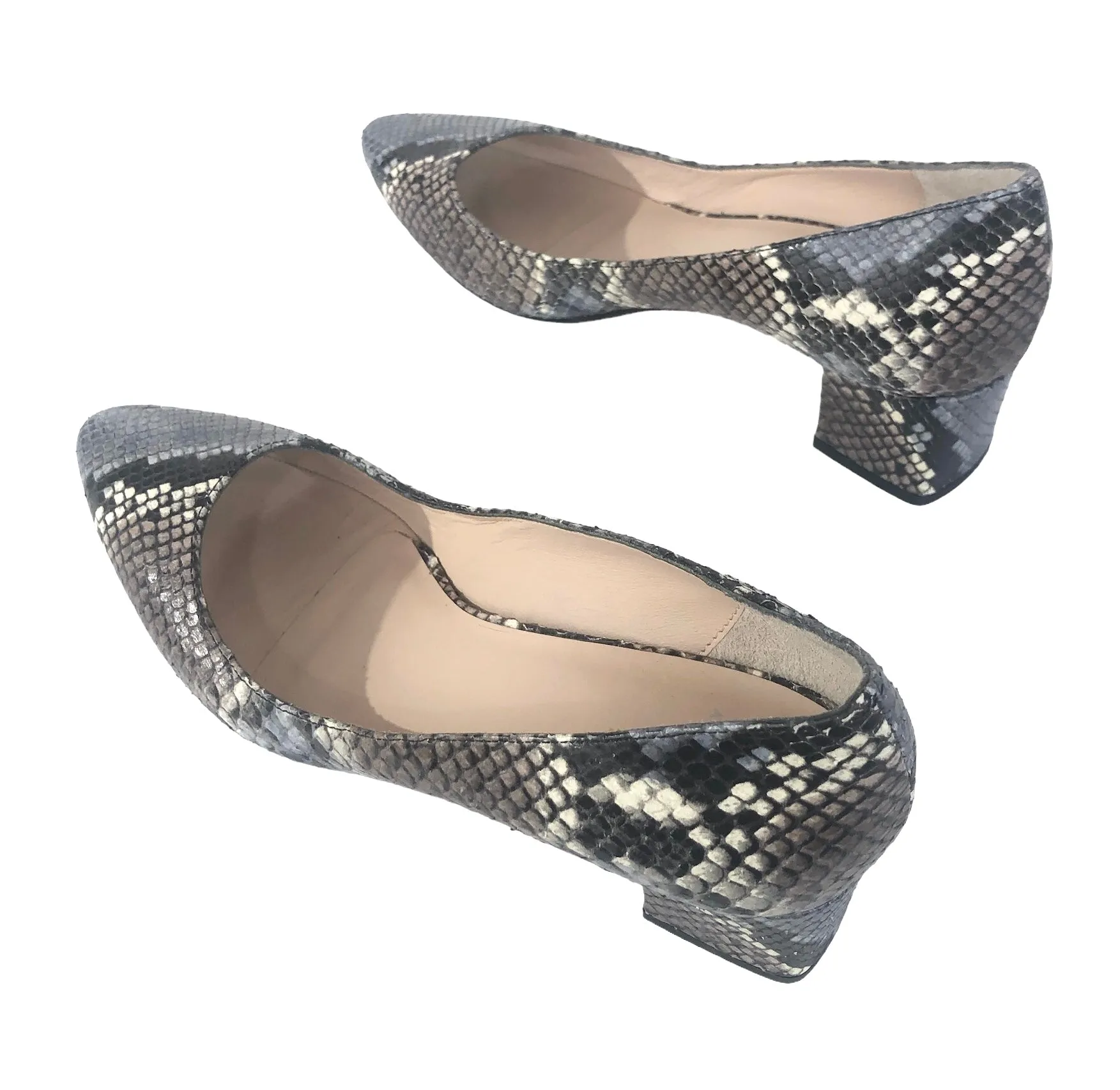 Pasha Snake‎ Skin Pumps | Size US 10