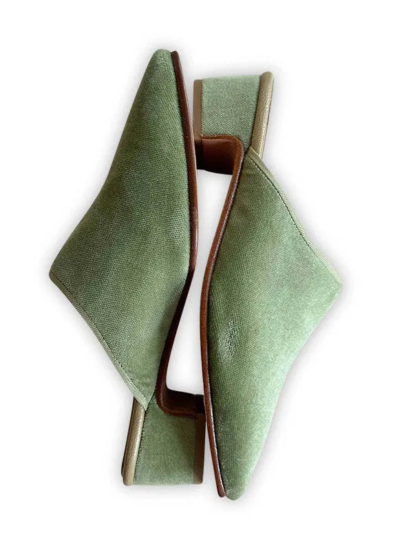 Sample Women's Velvet Mules - Size 38