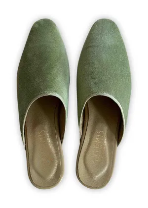 Sample Women's Velvet Mules - Size 38