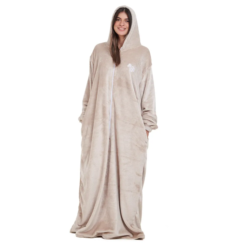 Snuggs Monk Wearable Blanket Beige