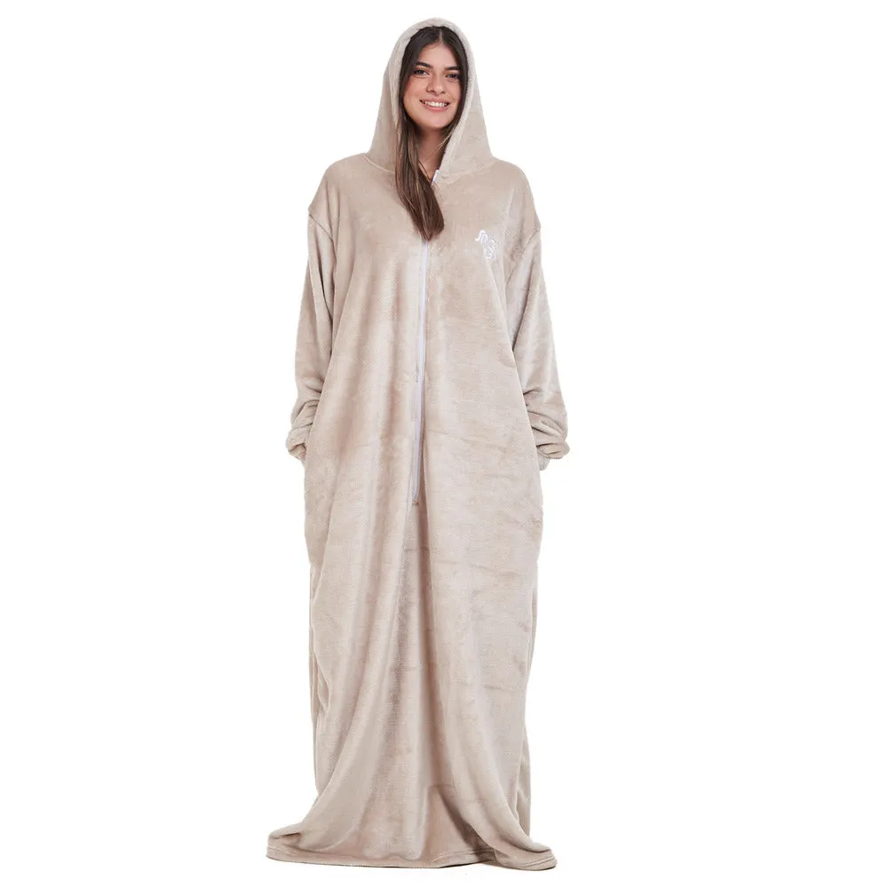 Snuggs Monk Wearable Blanket Beige
