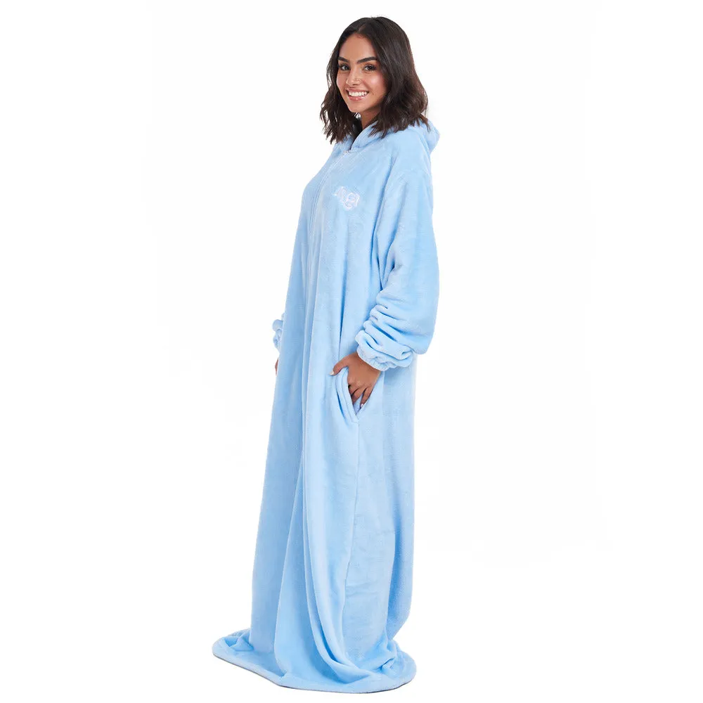 Snuggs Wearable Blanket Monk Light Blue