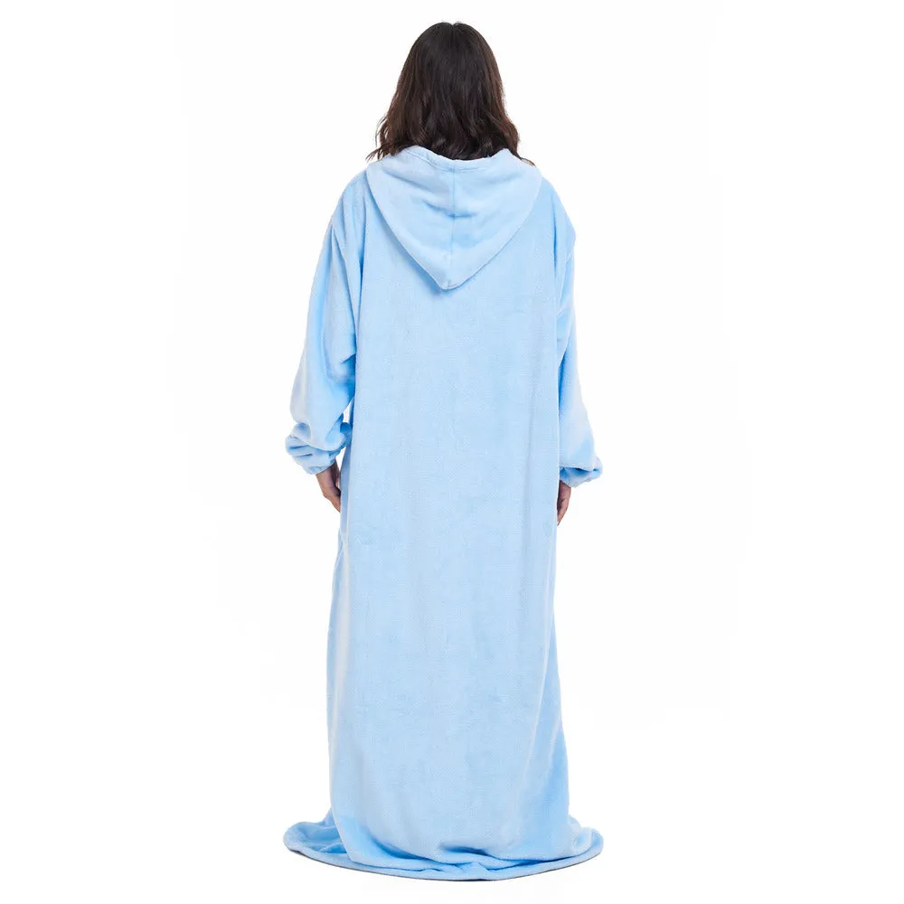 Snuggs Wearable Blanket Monk Light Blue