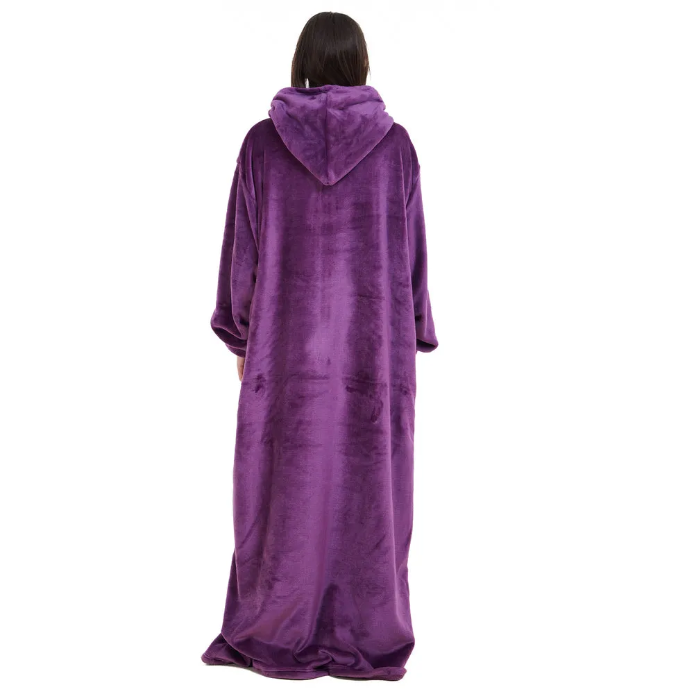 Snuggs Wearable Blanket Monk Purple