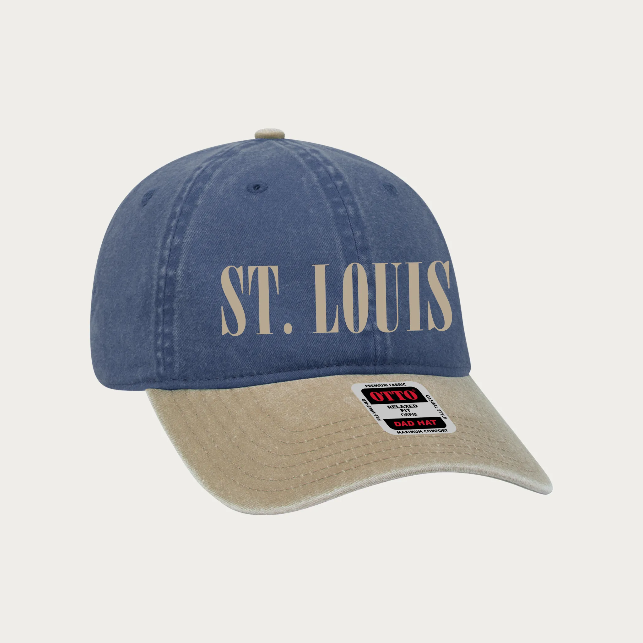 St. Louis Puff Two Tone Dad Cap