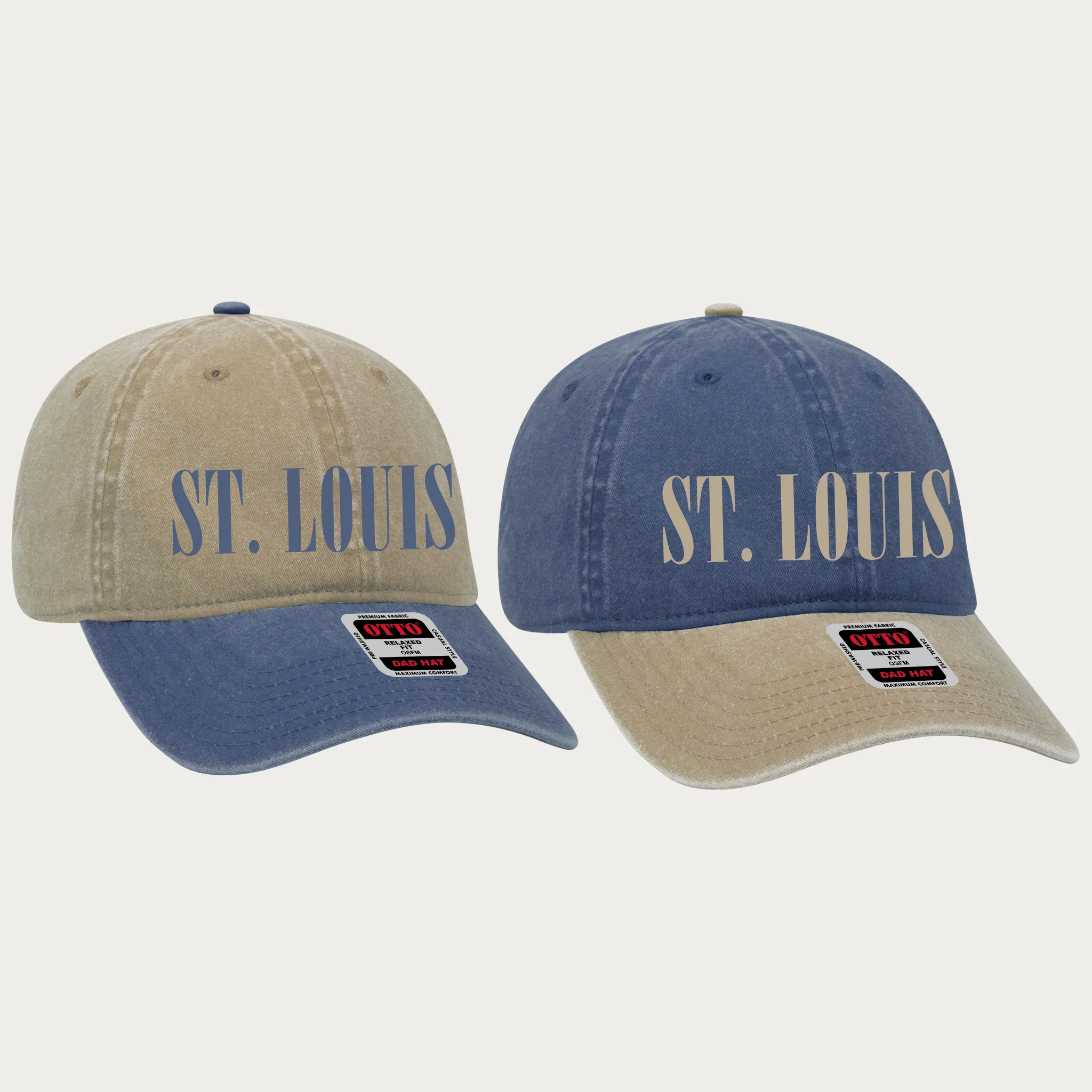St. Louis Puff Two Tone Dad Cap