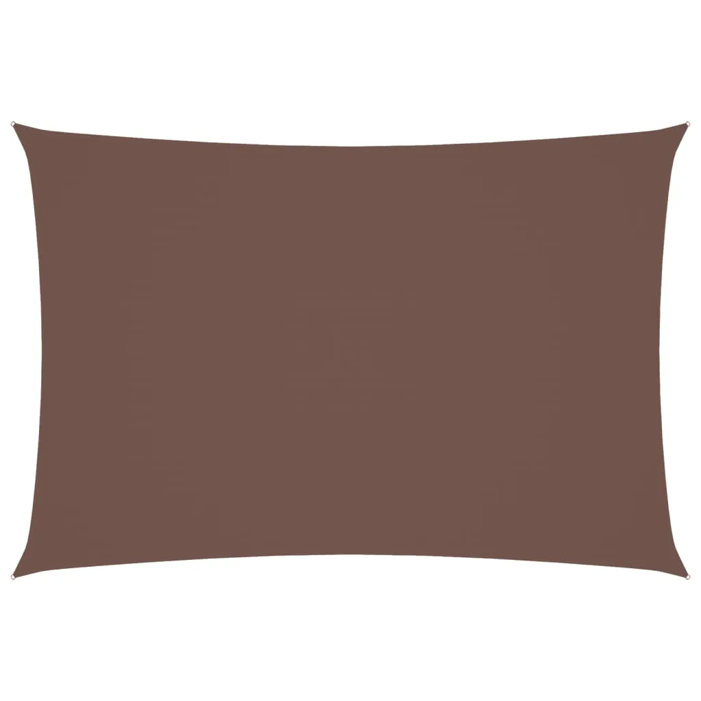Sunshade Sail Oxford Fabric Rectangular 3x5 m Brown