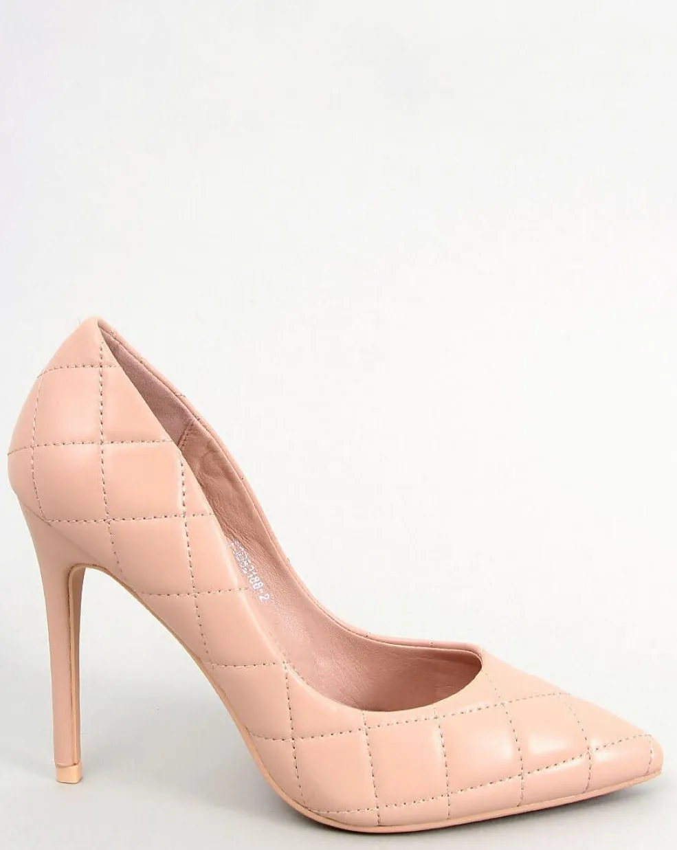 TEEK - Flesh Quilt Stitch Pumps