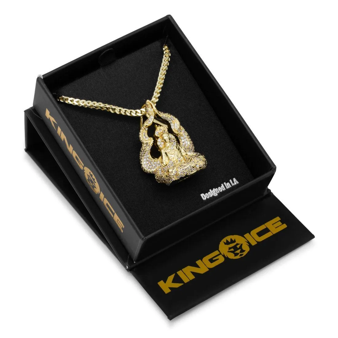 The Burning Monk Necklace