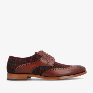 The Wallace Shoe in Red Plaid (Last Chance, Final Sale)